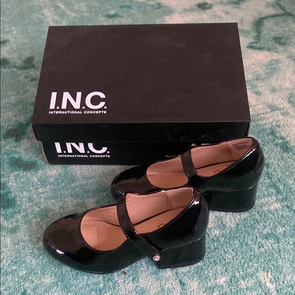Girls INC International Concepts Kids Black Mary Jane Shoes